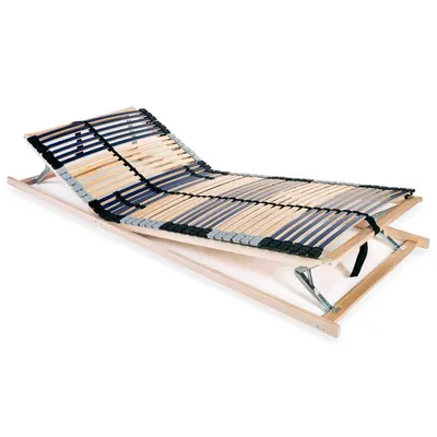 Gossi baza de pat cu sipci, 42 sipci, 7 zone, 80 x 200 cm