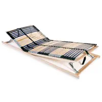 Gossi baza de pat cu sipci, 42 sipci, 7 zone, 80 x 200 cm