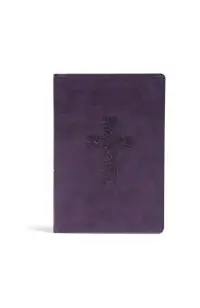 KJV Rainbow Study Bible, Purple Leathertouch: Ribbon Marker, Color-Coded Text, Smythe Sewn Binding, Easy to Read Bible Font, Bible Study Helps, Full-C