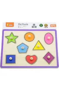 Puzzle cu maner: Forme geometrice