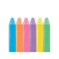 Creta color, patrata, 6buc/cut, pentru asfalt, Maped ColorPeps