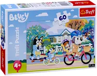 Puzzle Trefl din 60 piese - Momentele fericite ale lui Bluey