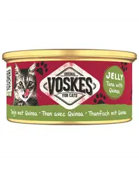 VOSKES Jelly Ton cu Quinoa 85 g 100% ton cu quinoa în aspic, hrană complementară pentru pisici