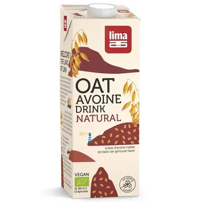 Bautura vegetala de ovaz bio 1l Lima