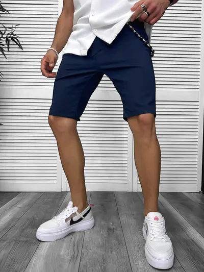 Pantaloni scurti casual, bleumarin 13169 D3-2.2