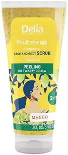 Delia Fruit Me Up! Scrub pentru față și corp, mango, 200 ml