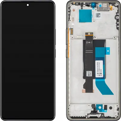Display cu Touchscreen Xiaomi Redmi Note 14 Pro 5G, cu Rama, Negru (Midnight Black), Swap 56002300O1600