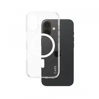 Husa MagSafe pentru Apple iPhone 16, PanzerGlass, Care Urban Combat, Transparenta Alba