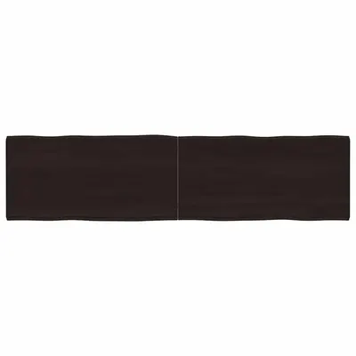 vidaXL Blat masă, 160x40x(2-4) cm, maro, lemn tratat contur organic