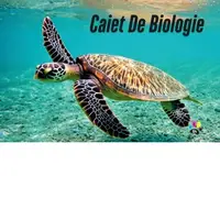 Caiet de biologie, 24 file, coperta policromie