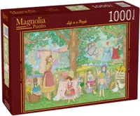 Puzzle Magnolia din 1000 piese - Casă la țară