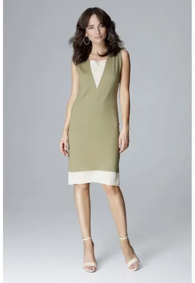 Rochie de zi model 123809 - Verde