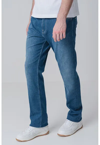 Blugi regular fit - Albastru pastel