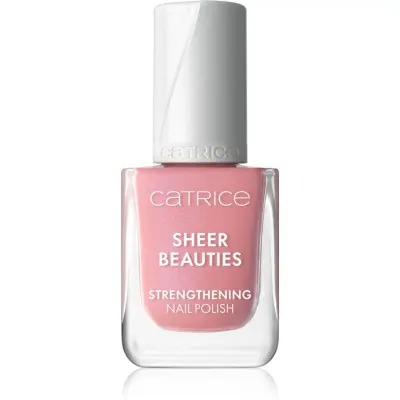 Catrice Sheer Beauties Strengthening Nail Polish lac pentru intarirea unghiilor culoare 050 Peonies, Please! 10.5 ml