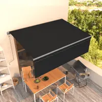 Gossi copertina retractabila automat cu stor, antracit, 4x3 m