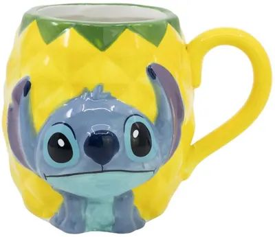 Cană 3D Stor Disney: Lilo &amp; Stitch - Pineapple Stitch