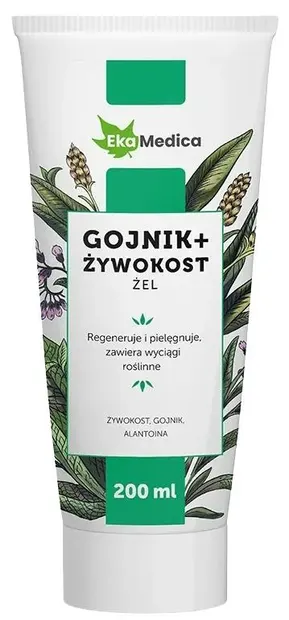 Gel de masaj cu ceai pirin și rădăcină de brusture negru, 200 ml, EkaMedica