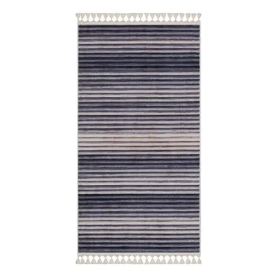 Covor lavabil gri-bej 180x120 cm - Vitaus