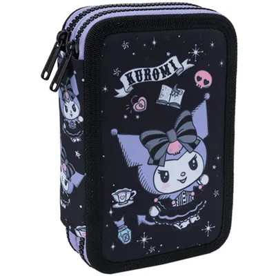 Penar echipat cu doua compartimente, Coolpack, Kuromi, Negru