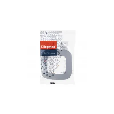 Placa Valena Allure - 1 module - aluminiu