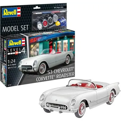 Macheta automobil Corvette Roadster 1953 – Revell scara 1:24