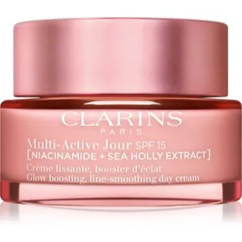 Clarins Multi-Active Day Cream SPF 15 cremă pentru netezirea și strălucirea pielii SPF 15