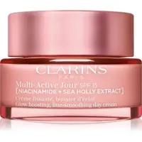 Clarins Multi-Active Day Cream SPF 15 cremă pentru netezirea și strălucirea pielii SPF 15