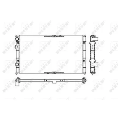 Radiator, racire motor NRF 53632