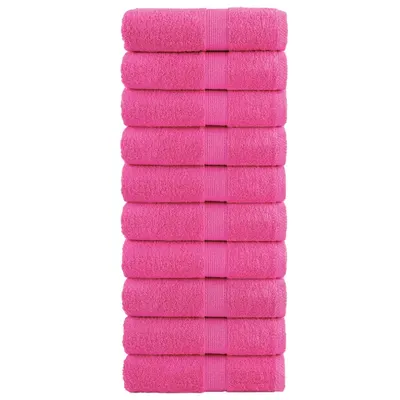 Gossi prosoape maini premium solund 10 buc roz 30x30 cm 600 gsm