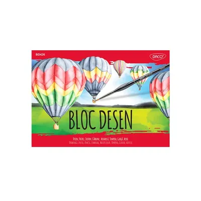 Bloc de desen A4, 15file, 250g/mp, Daco