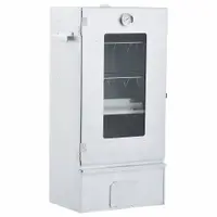 vidaXL Afumătoare cuptor grătar cu 1 kg peleți lemn, 44,5x29x83 cm