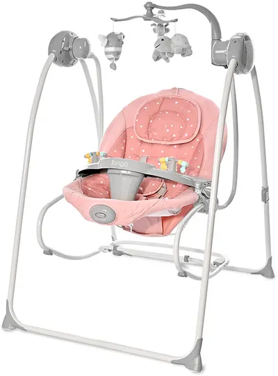 Balansoar pentru bebelusi Lorelli - Tango, Peach Beige Stars