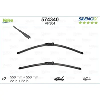 Lamela stergator VALEO 574340