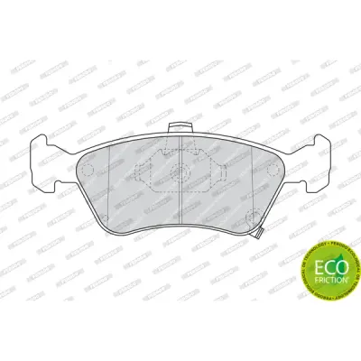 Set placute frana, frana disc FERODO FDB1321