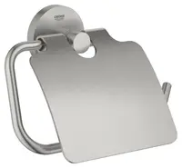 Suport hartie igienica Grohe Essentials, pe perete, metal, mat, otel satinat, 40367DC1