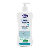 Gel de dus fara lacrimi Chicco Baby Moments Protection, 750ml, 0 luni+
