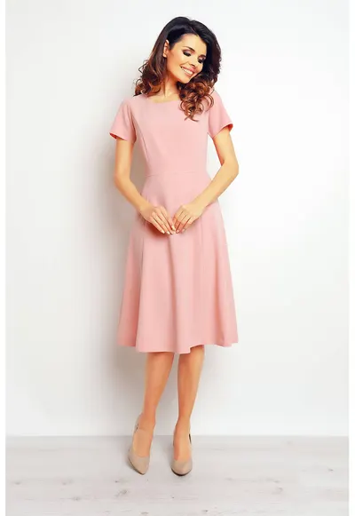 Rochie dama Poliester - M095 - Roz