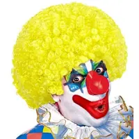 Peruca clown galbena Guirca 60046