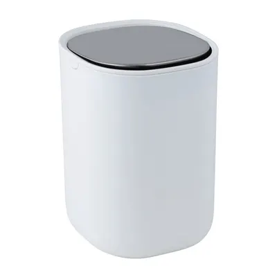 Coș de gunoi alb din plastic 1,5 l Frini – Wenko