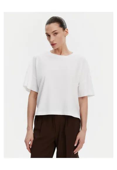 Tricou dama alb - din bumbac