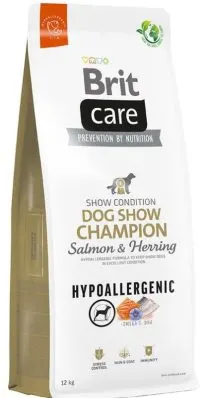Brit Care Dog Hypoallergenic Dog Show Champion somon si hering - brit,12-kg