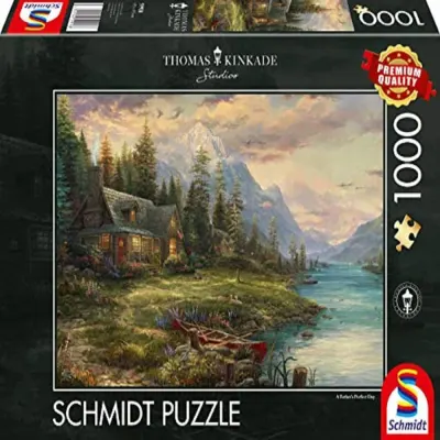 Puzzle Thomas Kinkade - Excursie de Ziua Tatalui 1000