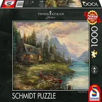 Puzzle Thomas Kinkade - Excursie de Ziua Tatalui 1000