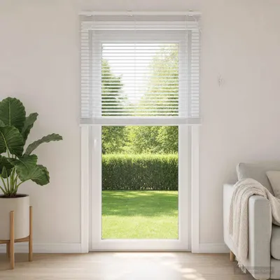 vidaXL Jaluzea venetiană Alb 100 x 250 cm 35 mm