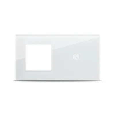 Placa ornament dubla pentru Intrerupator TOUCH 1T+1P - actionare prin atingere