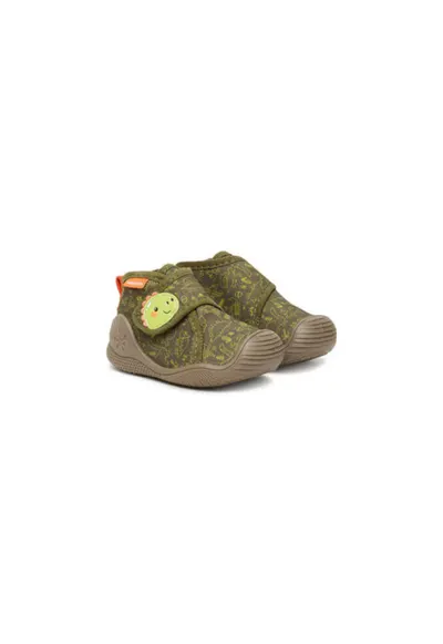 Papuci de casa baieti 305468093 - Textil - Verde