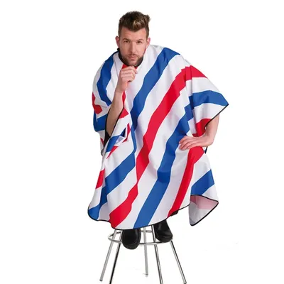 Pelerina frizerie/coafor - EUROSTIL - Barber pole