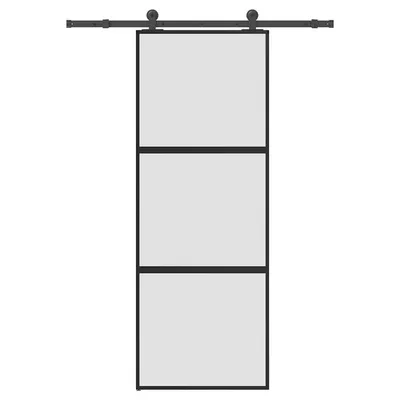 Gossi usa glisanta cu set de feronerie sticla temperata si aluminiu