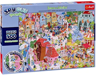 Puzzle Trefl din 500 de piese - Spy Guy, Gdansk, Polonia