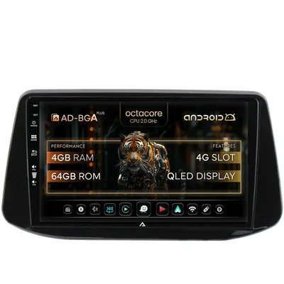 Navigatie Hyundai I30 (2017-Prezent), Android, A-Octacore 4GB RAM + 64GB ROM, 9 Inch - AD-BGA9004+AD-BGRKIT225